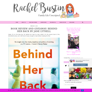 Win a copy of Behind her Back