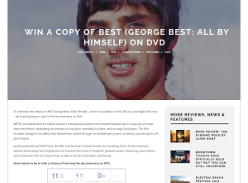 Win a copy of BEST (George Best: All By Himself) on DVD