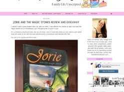 Win a copy of Jorie and the Magic Stones