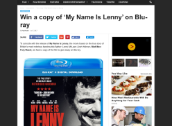 Win a copy of ‘My Name Is Lenny’ on Blu-ray