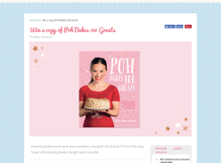 Win a copy of Poh Bakes 100 Greats