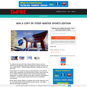 Win A Copy Of Steep Winter Sports Edition