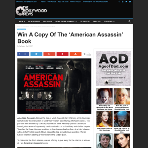 Win A Copy Of The 'American Assassin' Book