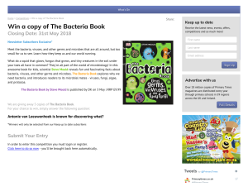 Win a copy of The Bacteria Book