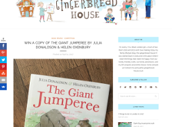 Win a copy of The Giant Jumperee by Julia Donaldson & Helen Oxenbury