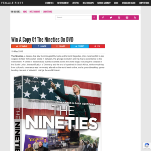 Win A Copy Of The Nineties On DVD
