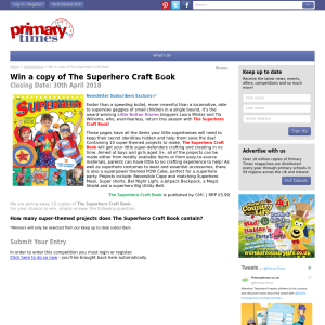 Win a copy of The Superhero Craft Book