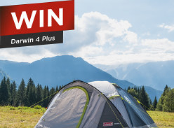 Win a Darwin 4 Plus Tent Worth £140.