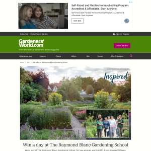 Win a day at The Raymond Blanc Gardening School