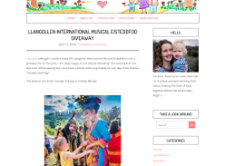 Win a family day ticket for Llangollen International Musical Eisteddfod 