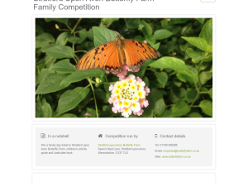 Win a family day ticket to Stratford Upon Avon Butterfly Farm
