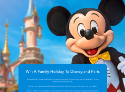 Win A Family Holiday To Disneyland Paris