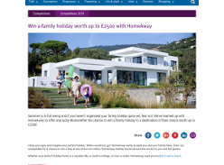 Win a family holiday worth up to £2500