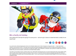 Win a family ski holiday to the Alpine resort of Serre Chevalier in France