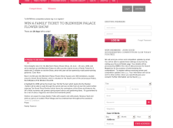 Win a Family Ticket to Blenheim Palace Flower Show