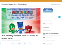Win a family ticket to Meet PJ Masks at Marsh Farm