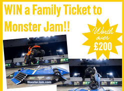 Win a Family Ticket to Monster Jam, Birmingham