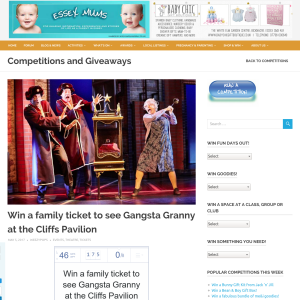 Win a family ticket to see Gangsta Granny at the Cliffs Pavilion