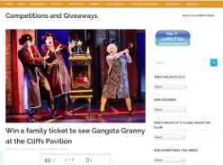 Win a family ticket to see Gangsta Granny at the Cliffs Pavilion