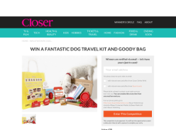 Win a fantastic dog travel kit and goody bag