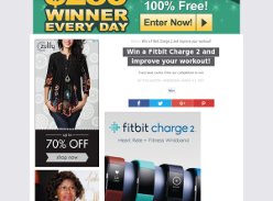 Win a Fitbit Charge 2