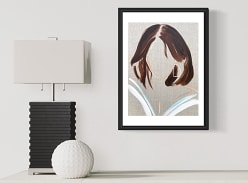 Win a framed A3 print of a beautiful, minimalist painting