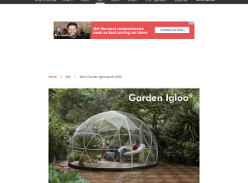 Win a Garden Igloo worth £850