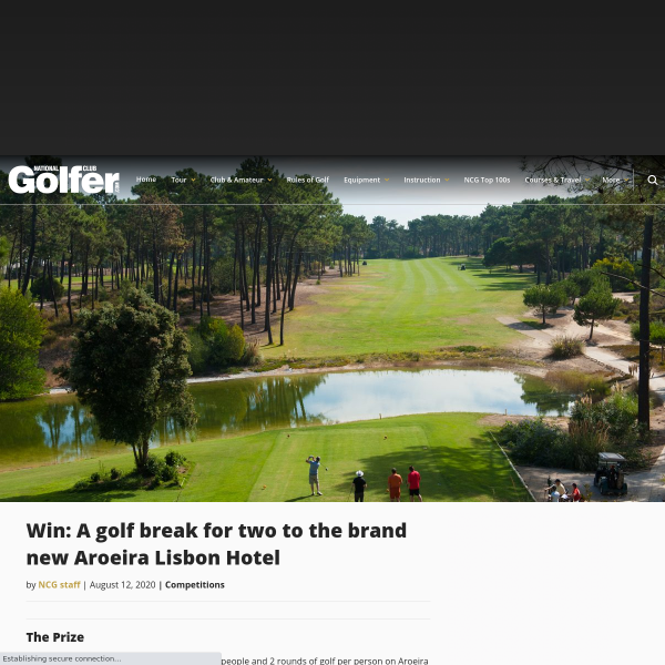 Win A golf break for two to the new Aroeira Lisbon Hotel