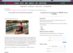 Win a gorgeous active swimsuit from Aqua