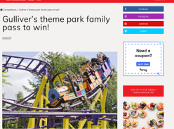 Win a Gulliver’s theme park family pass