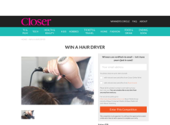 Win a hair dryer