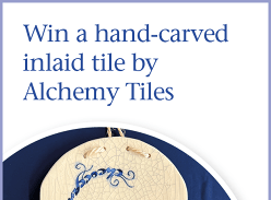 Win a Hand-Carved Inlaid Tile by Mel Chambers