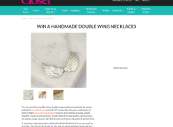 Win A Handmade Double Wing Necklaces