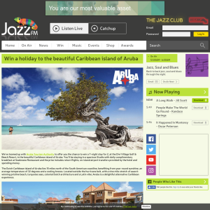 Win a holiday to the beautiful Caribbean island of Aruba