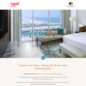 Win A Hotel Stay With DoubleTree by Hilton inc £1,500 spending money