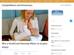 Win a HushCush Nursing Pillow
