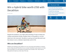 Win a hybrid bike worth £150 with Decathlon