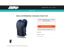 Win a Hyperkewl Cooling Tank top