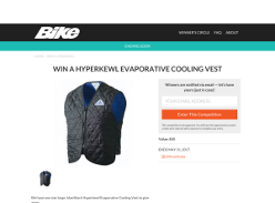 Win a Hyperkewl Evaporative Cooling Vest