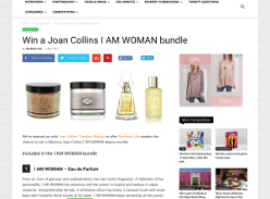 Win a Joan Collins I AM WOMAN bundle