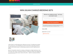 Win a Julian Charles bedding set