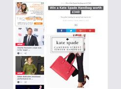 Win a Kate Spade Handbag worth £340