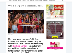 Win a kids’ party at Kidzania London