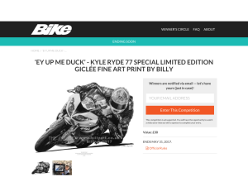 Win A Kyle Ryde Special Limited Edison Print by Billy