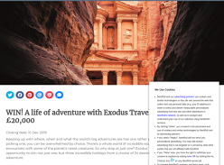Win A Life Of Adventure With Exodus Travels, Worth Up To £20,000