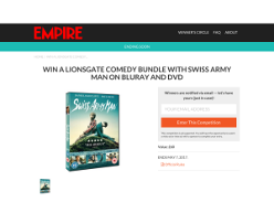 Win A Lionsgate Comedy Dvd bundle