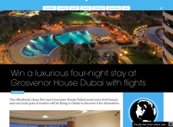Win a luxurious four-night stay at Grosvenor House Dubai with flights