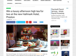 Win a Luxury Afternoon High Tea for 2 at Hallmark Hotel, Preston