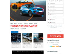 Win a Luxury Car Duo Prize Pack