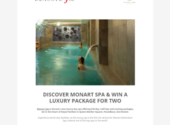 Win a Luxury Package at Monart Spa, Dorchester